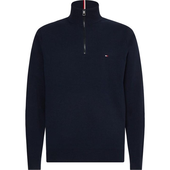 1985 Zip Mock Desert Sky Dw5 Tommy Hilfiger Norge