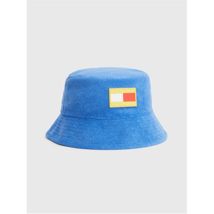 Abo Tjm Acid Bucket Hat Tommy Hilfiger Norge Aqua C4p