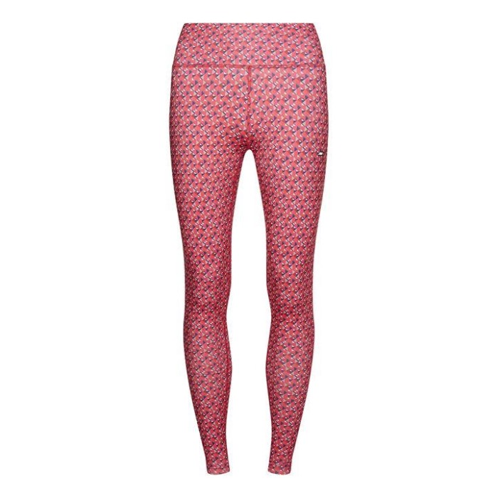 Aop Leggings Tommy Hilfiger Norge Geo Rosa