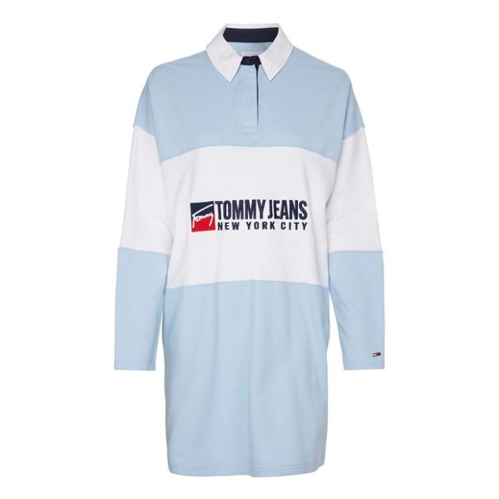 Atletisk Rugbykjole Tommy Hilfiger Norge Sky C1q
