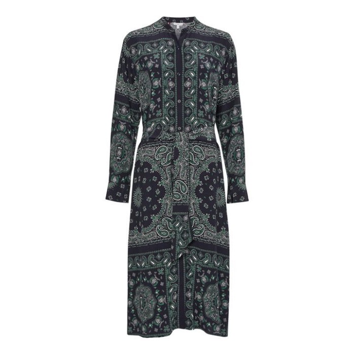 Bandana Vis Midi Skjortekjole Ls Tommy Hilfiger Norge Bandana 0g2