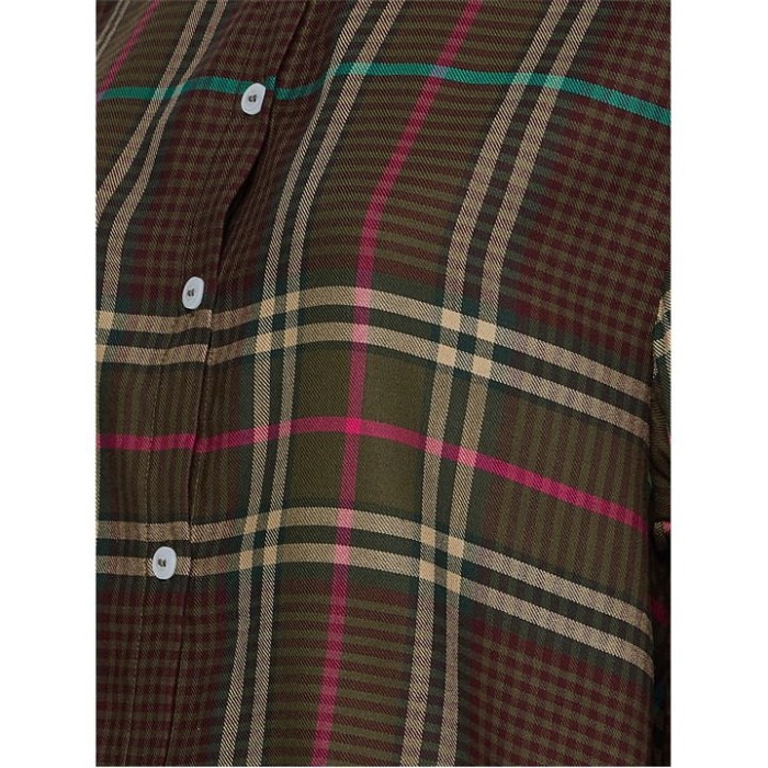 Rutete Flanellbluse Ls Tommy Hilfiger Norge Stor Rutete