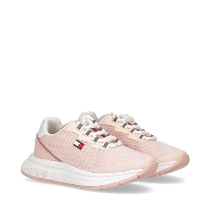 Clyde Runner Trainers Rosa X054 Tommy Hilfiger Norge