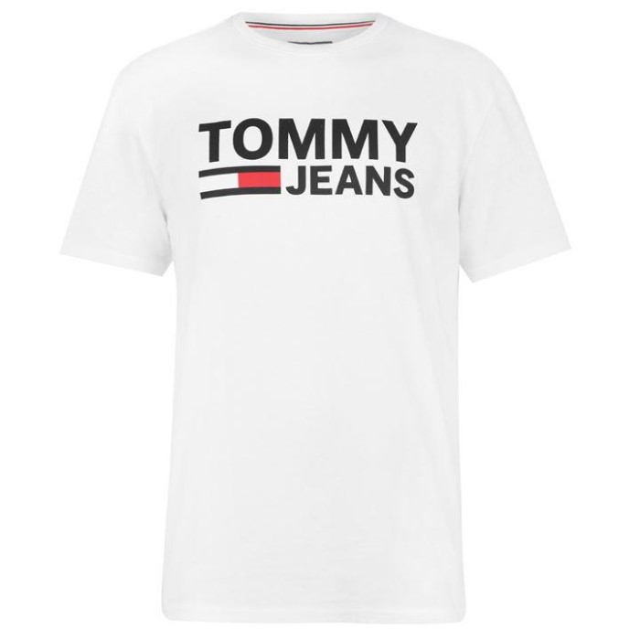 Corp Logo T-skjorte Tommy Hilfiger Norge Klassisk Hvit