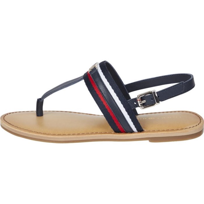 Corporate Webbing Flate Sandaler Tommy Hilfiger Norge Desert Sky