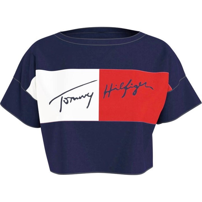 Beskåret T-skjorte Desert Sky Tommy Hilfiger Norge
