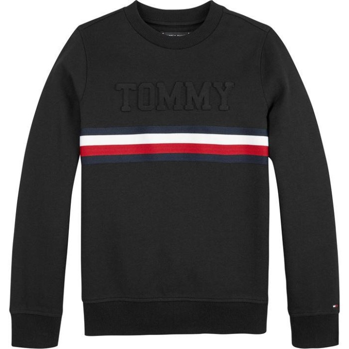 Preget Genser Tommy Hilfiger Norge Svart Dbs