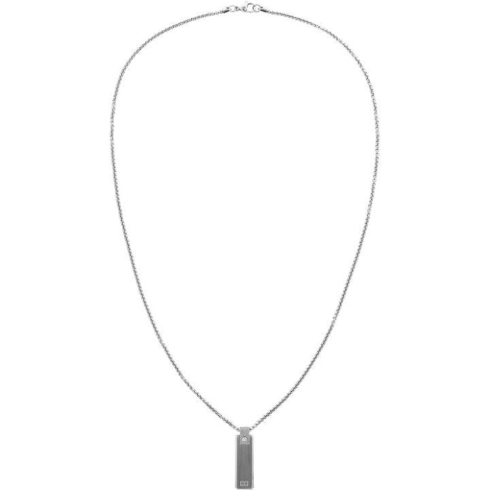 Herrer Tommy Hilfiger Norge Rustfritt Stål Anheng Halskjede Sølv Tommy Hilfiger Norge