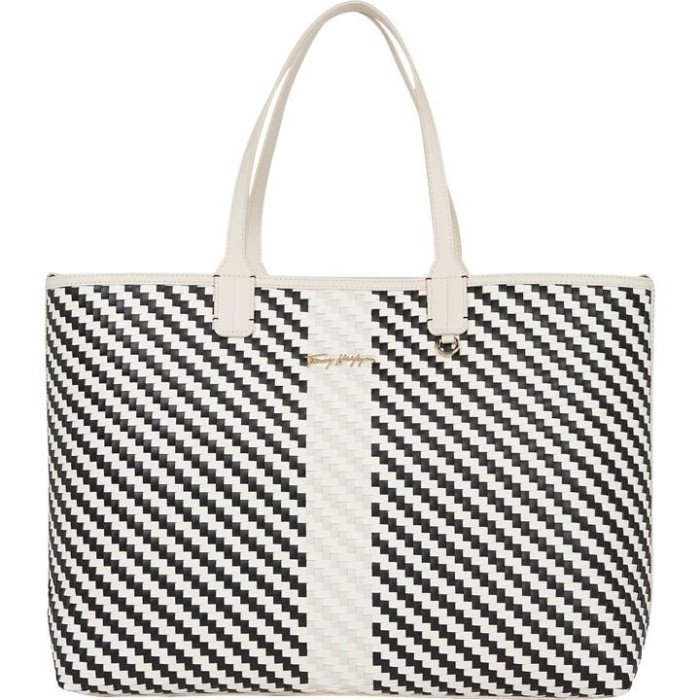 Ikonisk Tommy Tote Vevd Tommy Hilfiger Norge Neutrl0f6