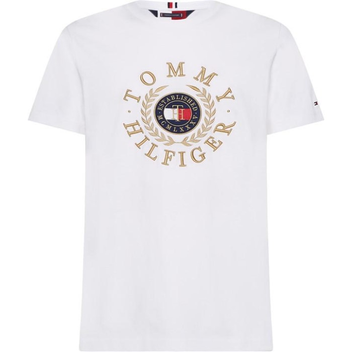 Ikon Logo T-skjorte Hvit Ybr Tommy Hilfiger Norge