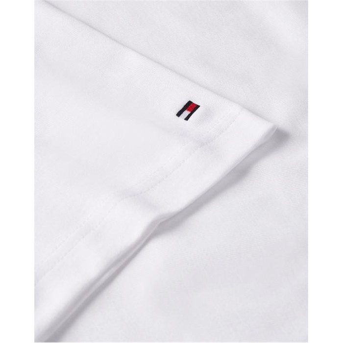 Ikon Logo T-skjorte Hvit Ybr Tommy Hilfiger Norge