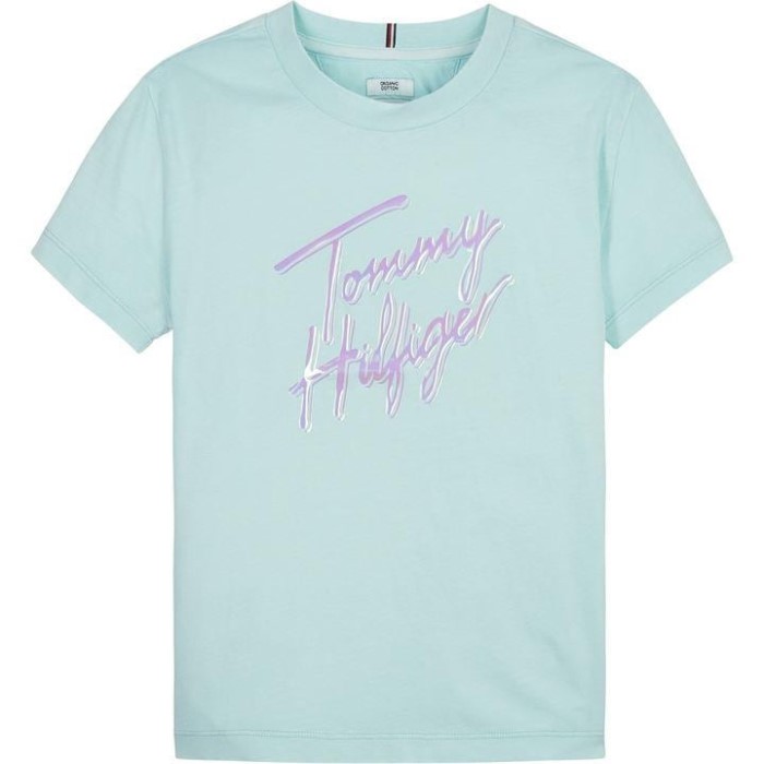 Junior Script T-skjorte Cut Frstlue Tommy Hilfiger Norge