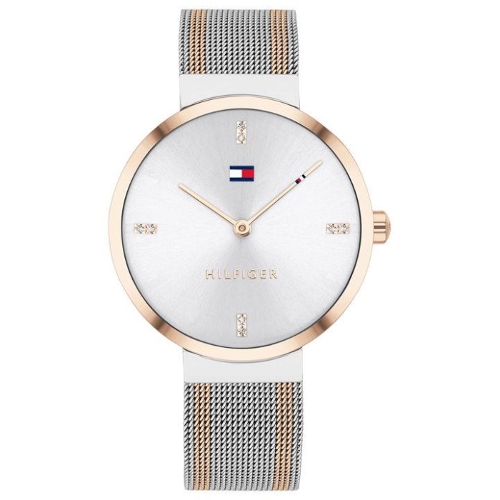 Dame To Tone Mesh Klokke Tommy Hilfiger Norge To Tone