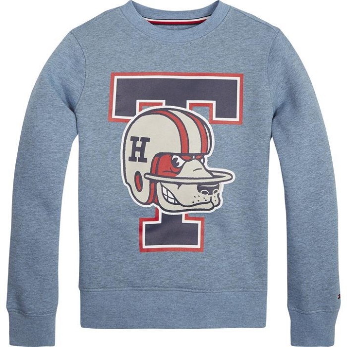 Maskot Sweatshirt Blå Tommy Hilfiger Norge