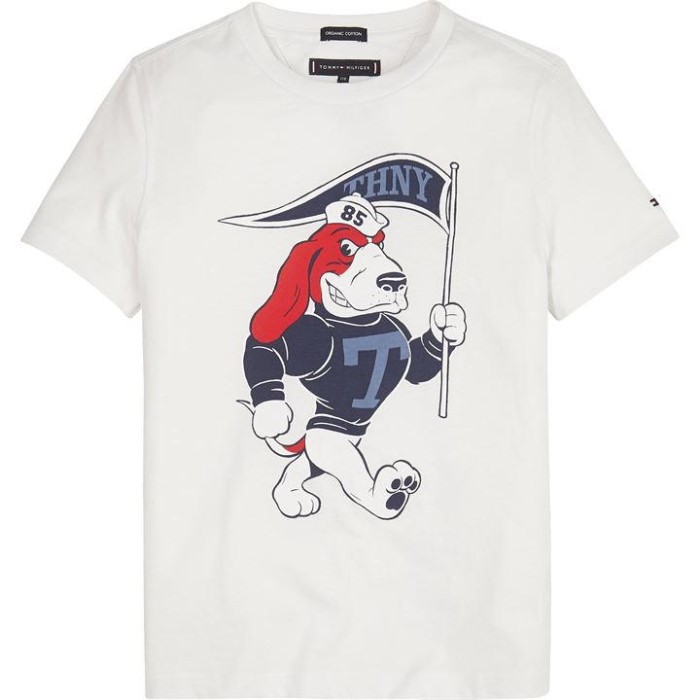 Maskot T-skjorte Tommy Hilfiger Norge Hvit