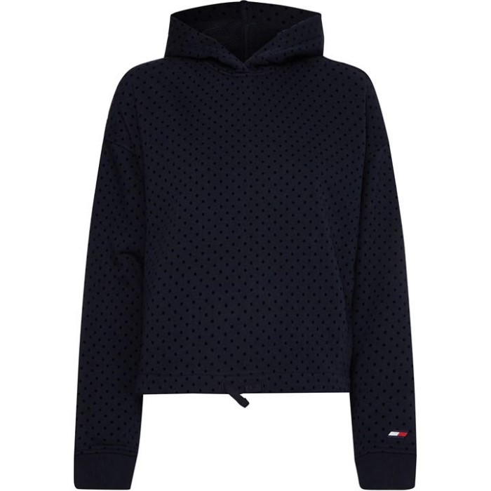 Avslappet Polkaprikket Hettegenser Tommy Hilfiger Norge Desert Sky Prikker