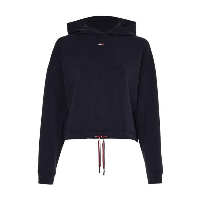 Avslappet Semsket Modal Hettegenser Desert Sky Tommy Hilfiger Norge