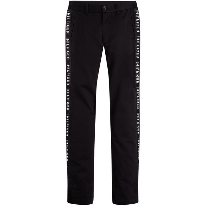 Avslappet Ny Chinos Jet Black Tommy Hilfiger Norge