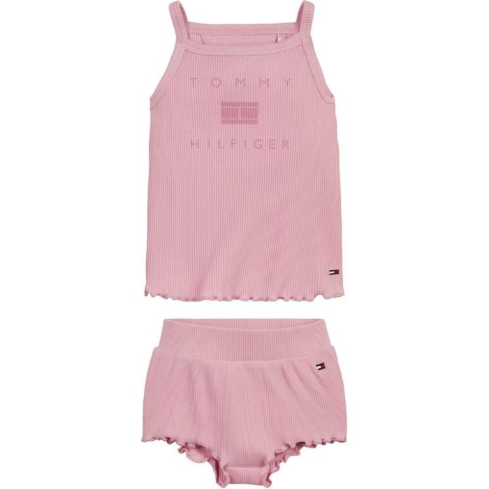 Ribbevest & Kortsett Tommy Hilfiger Norge Rosa Th9