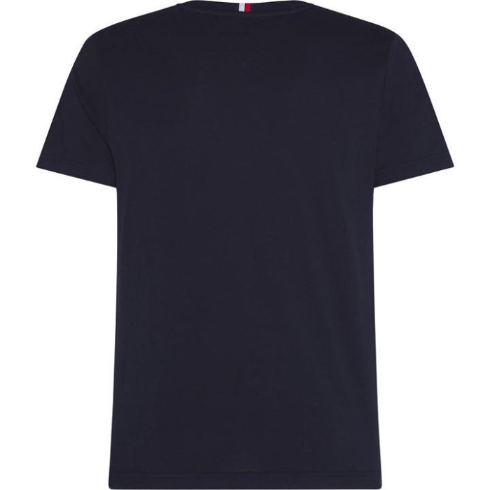 Stripe Box T-skjorte Tommy Hilfiger Norge Desert Sky Dw5