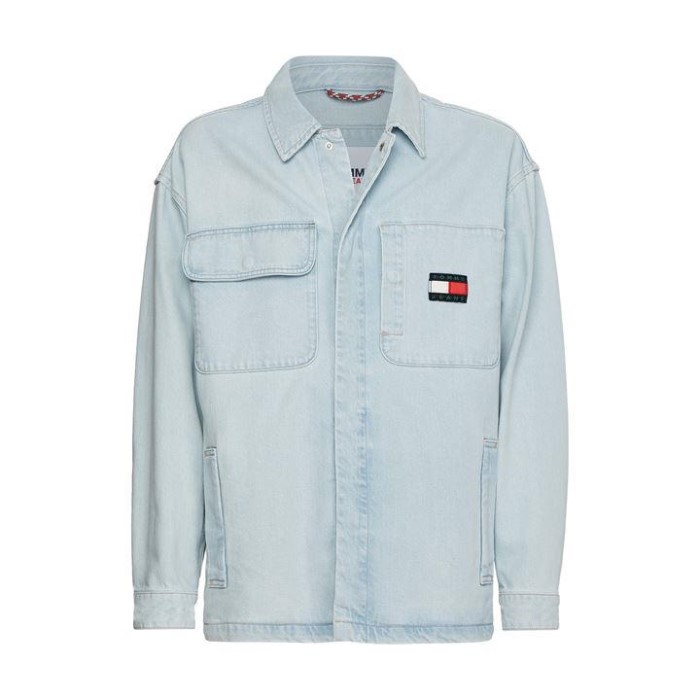 Overskudd Denim Overskjorte Lt Denim 1ab Tommy Hilfiger Norge