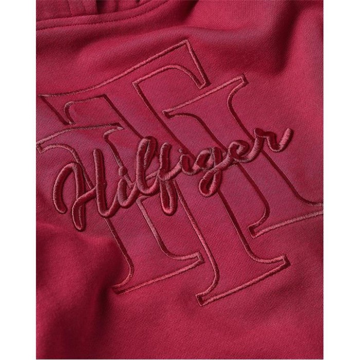 Th Script Hettegenser Crimson Ruby ​​tommy Hilfiger Norge