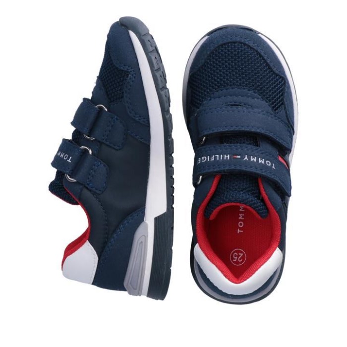 Thk Lavt Flagg Borrelås Inf00 Blå 800 Tommy Hilfiger Norge