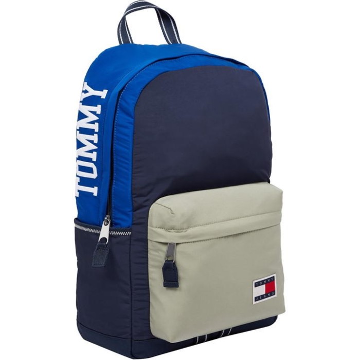 Tjm College Varsity Ryggsekk Kobolt Ct7 Tommy Hilfiger Norge