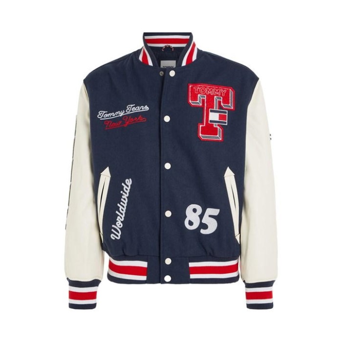 Tjm Collegiate Letterman Jakke Twilight C87 Tommy Hilfiger Norge