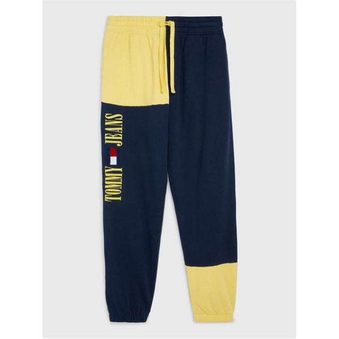 Tjm Colorblock Joggebukse Tommy Hilfiger Norge Sport Navy Db9