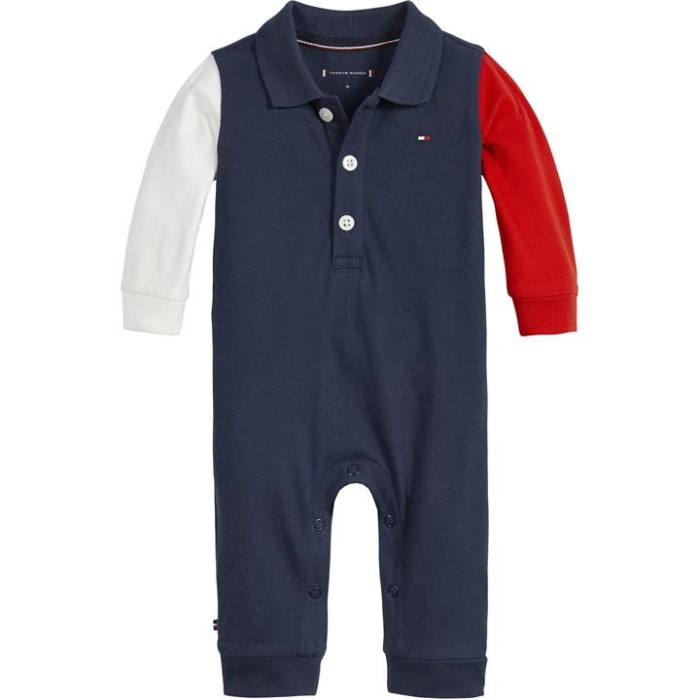 Tommy Colrb Cv Onsie Bb99 Twilight Marine Tommy Hilfiger Norge