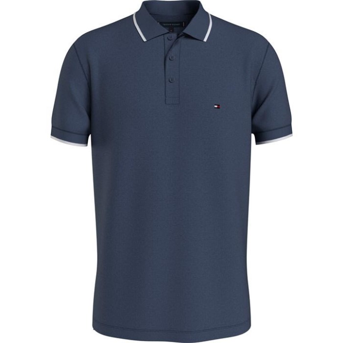 Tommy Hilfiger Norge Back To Basic Tippet Polo Herreskjorte Tommy Hilfiger Norge Faded Indigo