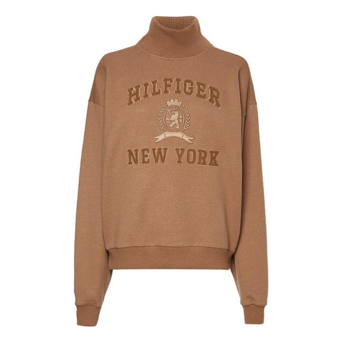 Tommy Hilfiger Norge Beige Gw8 Thl Essentials Mockneck