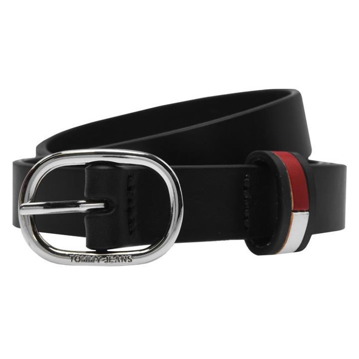 Tommy Hilfiger Norge Svart Bds Casual Ovalt Belte