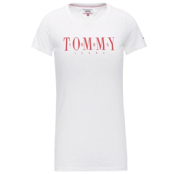 Tommy Hilfiger Norge Klassisk Hvit T-skjorte
