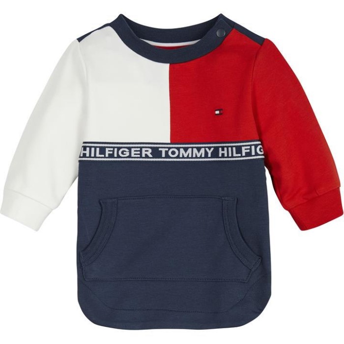 Tommy Hilfiger Norge Color Block Kjole Twilight Marine Tommy Hilfiger Norge