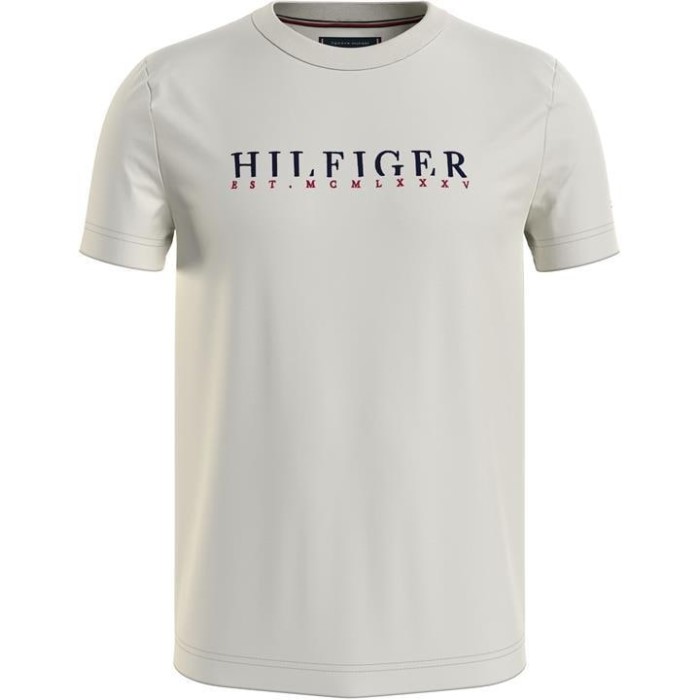 Tommy Hilfiger Norge Corp Tee Herre Elfenben Ybi Tommy Hilfiger Norge