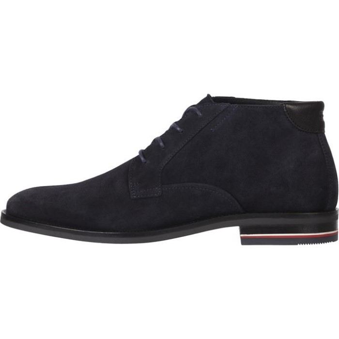 Tommy Hilfiger Norge Desert Sky Dw5 Signatur Hilfiger Semsket Sko