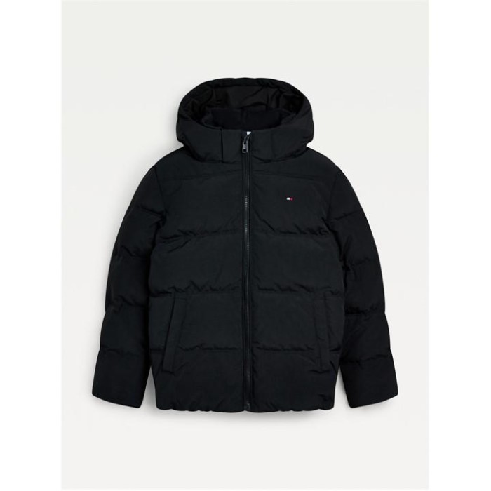 Tommy Hilfiger Norge Essential Vattert Jakke Tommy Hilfiger Norge Svart