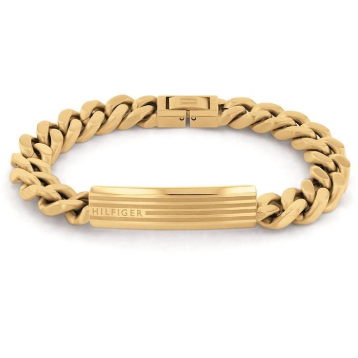 Tommy Hilfiger Norge Id Armbånd Herre Tommy Hilfiger Norge Gull