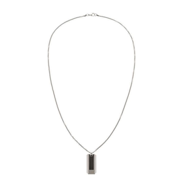 Tommy Hilfiger Norge Pique Dog Tag Sølv Tommy Hilfiger Norge