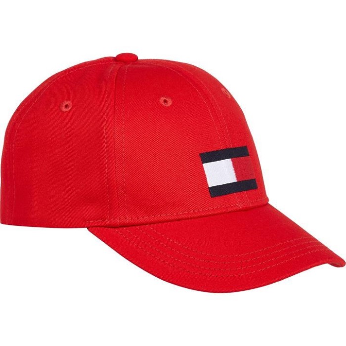 Tommy Hilfiger Norge Red Xnl Tommy Big Flag Cap