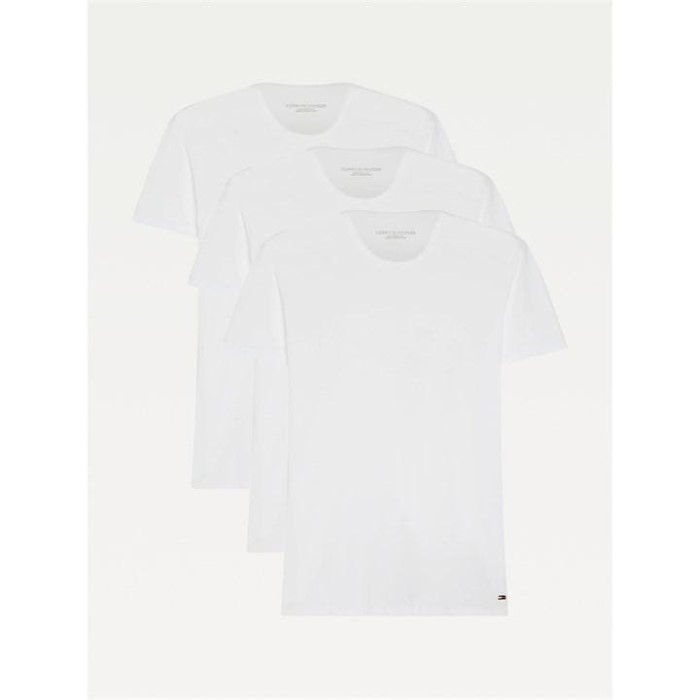Tommy Hilfiger Norge Hvit Stretch Vn Tee Ss 3pack