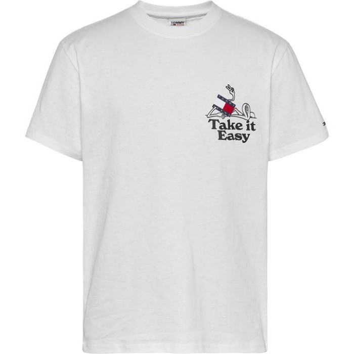 Tommy Hilfiger Norge Hvit Ybr Philosotee 1 T-skjorte