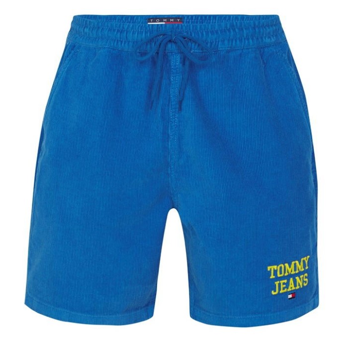 Tommy Jeans Kordfløyelshorts Herre Tommy Hilfiger Norge Aqua C4p