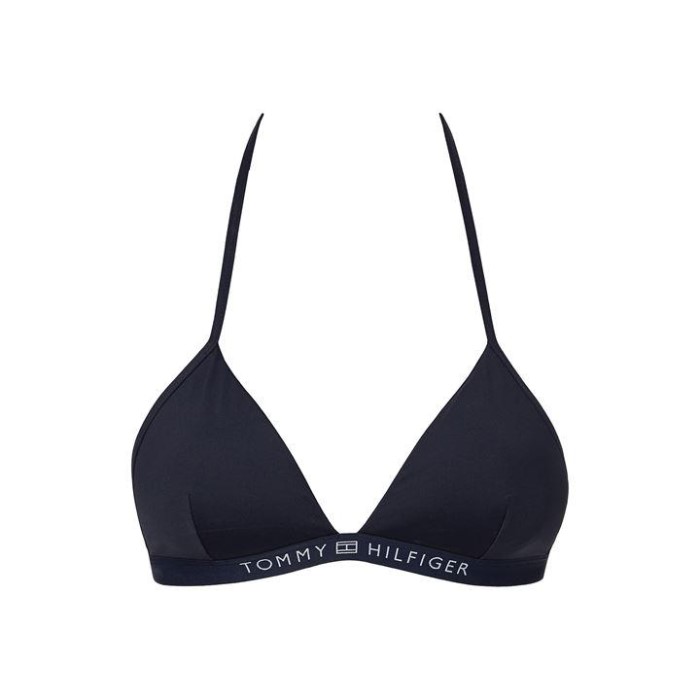 Triangel Fast Skum Bikini Topp Tommy Hilfiger Norge Desert Sky