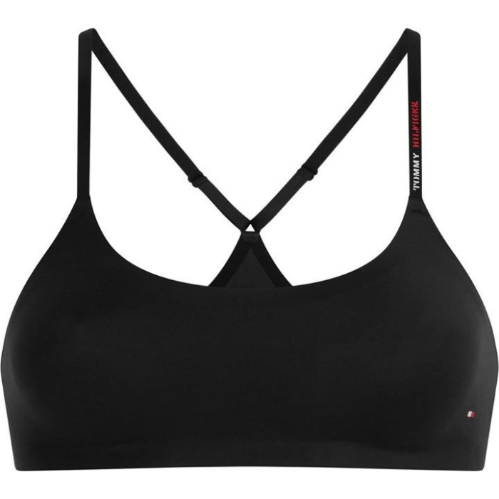 Uforet Bralette Svart Tommy Hilfiger Norge
